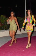 CHANTEL JEFFRIES and CASSIDY JORDAN at Carbone Beach in Miami Beach 05/06/2022