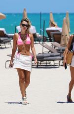 CHANTEL JEFFRIES and SARAH SNYDER in Bikinis at a Beach in Miami 05/10/2022