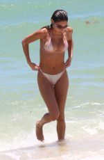 CHANTEL JEFFRIES in Bikini at a Beach in Miami 05/10/2022