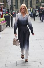 CHARLOTTE HAWKINS Arrives at Classic FM in London 05/04/2022