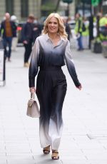 CHARLOTTE HAWKINS Arrives at Classic FM in London 05/04/2022