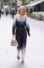 CHARLOTTE HAWKINS Arrives at Classic FM in London 05/04/2022