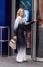 CHARLOTTE HAWKINS Arrives at Classic FM in London 05/04/2022