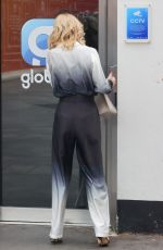 CHARLOTTE HAWKINS Arrives at Classic FM in London 05/04/2022