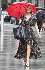 CHARLOTTE HAWKINS Arrives at Classic FM Studios in London 05/20/2022