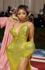 CHLOE BAILEY at Met Gala Celebrating In America: An Anthology of Fashion in New York 05/02/2022