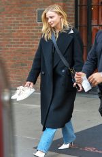 CHLOE MORETZ Leaves Her Hotel in New York 05/03/2022