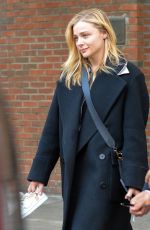 CHLOE MORETZ Leaves Her Hotel in New York 05/03/2022