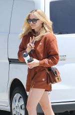 CHLOE MORETZ Out and About in Beverly Hills 05/25/2022