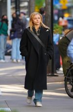CHLOE MORETZ Out and About in MNew York 04/29/2022