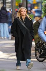 CHLOE MORETZ Out and About in MNew York 04/29/2022