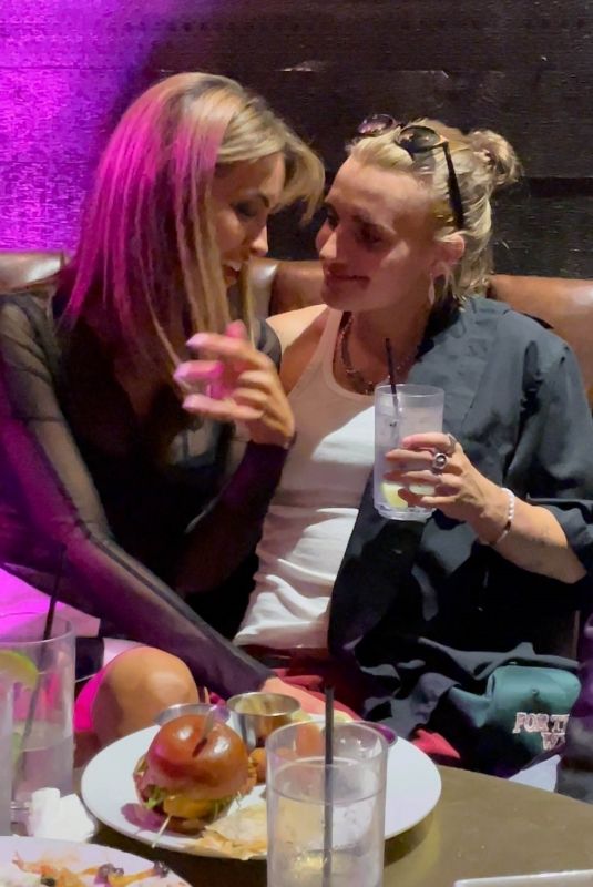 CHRISHELL STAUSE Out for Dinner with Her New Girlfriend 05/06/2022