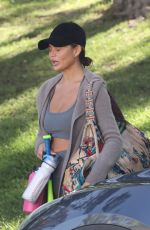 CHRISSY TEIGEN Out in Beverly Hills 04/30/2022