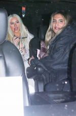 CHRISTINA AGUILERA Leaves Dior