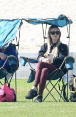 CHRISTINA ANSTEAD at Her Kids Soccer Game in Orange County 05/03/2022