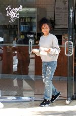 CHRISTINA MILIAN Leaves Her Beignet Box Restaurant in Los Angeles 05/17/2022