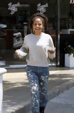 CHRISTINA MILIAN Leaves Her Beignet Box Restaurant in Los Angeles 05/17/2022