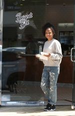 CHRISTINA MILIAN Leaves Her Beignet Box Restaurant in Los Angeles 05/17/2022