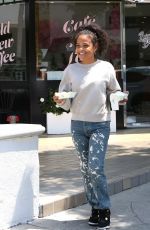 CHRISTINA MILIAN Leaves Her Beignet Box Restaurant in Los Angeles 05/17/2022