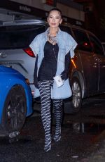 CHRISTINE CHIU Arrives at Balenciaga Afterparty in Chinatown 05/22/2022