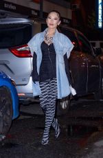 CHRISTINE CHIU Arrives at Balenciaga Afterparty in Chinatown 05/22/2022