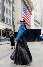 CHRISTINE CHIU Arrives at Balenciaga Spring 23 Show at New York Stock Exchange 05/22/2022