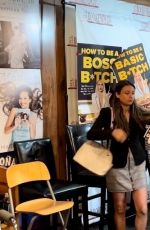 CHRISTINE QUINN Gets Bombarded by Anti-fur Protestors at Her Book Signing in New Jersey 05/15/2022