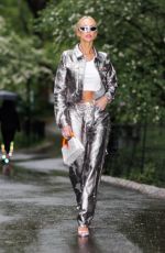 CHRISTINE QUINN Out at Central Park in New York 05/15/2022