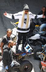 CIARA on the Set of a Music Video in Los Angeles 05/05/2022
