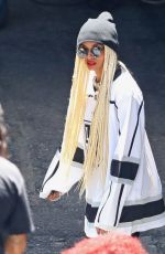 CIARA on the Set of a Music Video in Los Angeles 05/05/2022