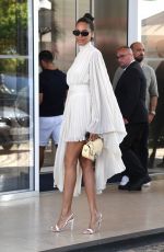 CINDY BRUNA Leaves Martinez Hotel in Cannes 05/18/2022