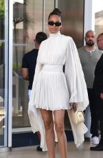 CINDY BRUNA Leaves Martinez Hotel in Cannes 05/18/2022