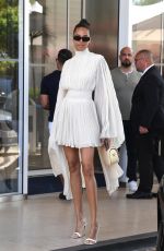 CINDY BRUNA Leaves Martinez Hotel in Cannes 05/18/2022