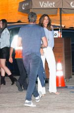 CINDY CRAWFORD and Rande Gerber at Late-night Dinner at Nobu in Malibu 05/14/202