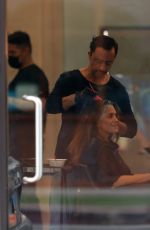 CINDY CRAWFORD at a Hair Salon in Beverly Hills 05/20/2022