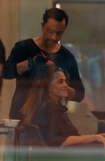 CINDY CRAWFORD at a Hair Salon in Beverly Hills 05/20/2022