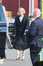CLAIRE DANES Leavevs Disney Hulu Upfront at Basketball City in New York 05/17/2022