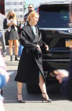 CLAIRE DANES Leavevs Disney Hulu Upfront at Basketball City in New York 05/17/2022