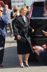 CLAIRE DANES Leavevs Disney Hulu Upfront at Basketball City in New York 05/17/2022