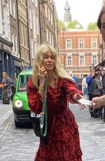 CLAUDIA SCHIFFER Out in London 05/03/2022