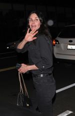 COURTENEY COX Out for Dinner in Santa Monica 05/18/2022