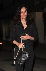 COURTENEY COX Out for Dinner in Santa Monica 05/18/2022