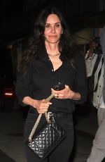 COURTENEY COX Out for Dinner in Santa Monica 05/18/2022