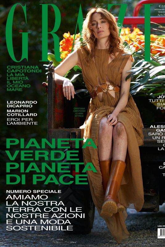 CRISTIANA CAPOTONDI for Grazia Magazine, Italy April 2022