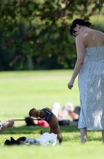 DAISY LOWE and Jordan Saul Enjoys a Picnic at a Park in London 05/14/2022
