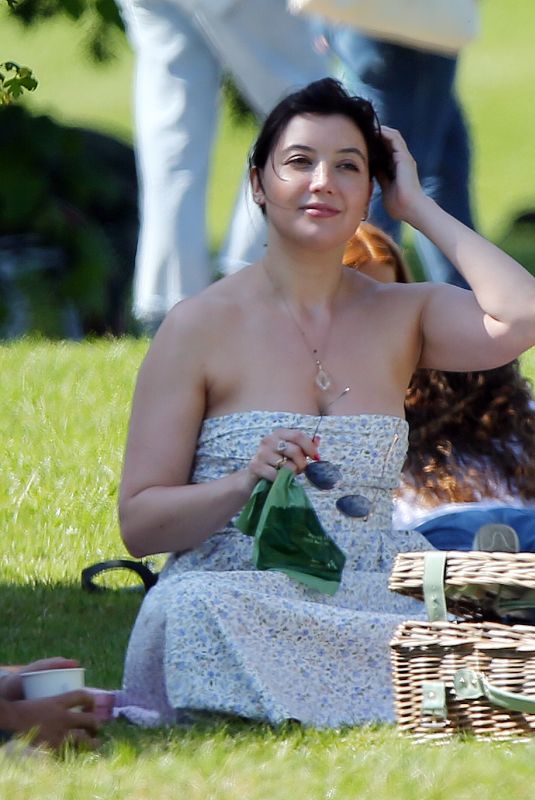 DAISY LOWE and Jordan Saul Enjoys a Picnic at a Park in London 05/14/2022