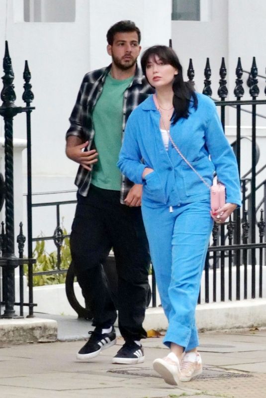 DAISY LOWE and Jordan Saul Out in London 05/09/2022