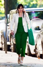 DAISY LOWE Out in Her Electric Jaguar SUV in London 05/08/2022