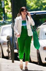 DAISY LOWE Out in Her Electric Jaguar SUV in London 05/08/2022