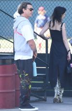 DAISY LOWE Visiting Her Father Gavin Rossdale at a Baseball Game 05/08/2022